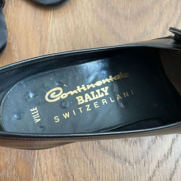 Vintage 80s Bally Men’s Black Horsebit Leather Loafers Impeccably Maintained 8.5 - Picture 11 of 12